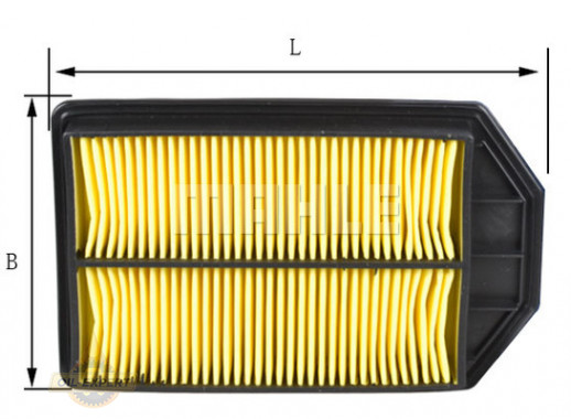 Mahle/knecht Фильтр воздушный MAHLE/KNECHT LX 2822 - Картинка 1