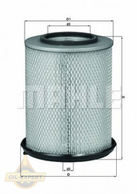 Mahle/knecht Фильтр воздушный MAHLE/KNECHT LX 656 - Заображення 2