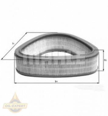 Mahle/knecht Фильтр воздушный MAHLE/KNECHT LX 699 - Заображення 1
