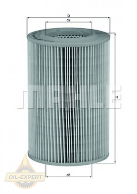 Mahle/knecht Фильтр воздушный MAHLE/KNECHT LX 860 - Картинка 2