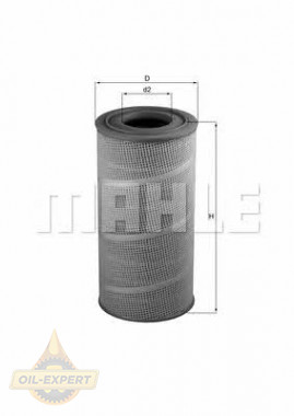 Mahle/Knecht Фильтр воздушный MAHLE/KNECHT LX 619 - Картинка 1