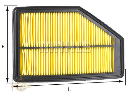 Mahle/knecht Фильтр воздушный MAHLE/KNECHT LX 2121 - Заображення 1
