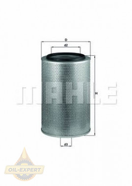 Mahle/knecht Фильтр воздушный MAHLE/KNECHT LX 1606 - Заображення 1