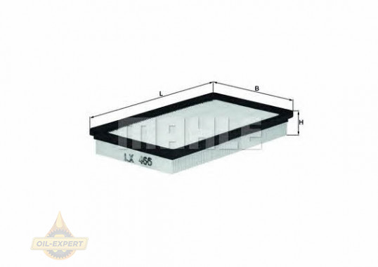 Mahle/Knecht Фильтр воздушный MAHLE/KNECHT LX 466 - Картинка 1