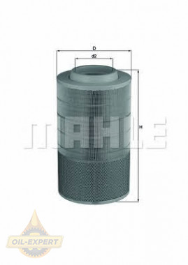 Mahle/knecht Фильтр воздушный MAHLE/KNECHT LX 1279 - Заображення 1