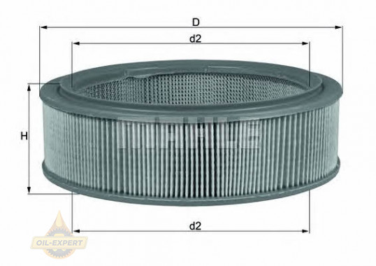 Mahle/Knecht Фильтр воздушный MAHLE/KNECHT LX 161 - Картинка 1