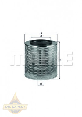 Mahle/knecht Фильтр воздушный MAHLE/KNECHT LX 2814 - Заображення 2