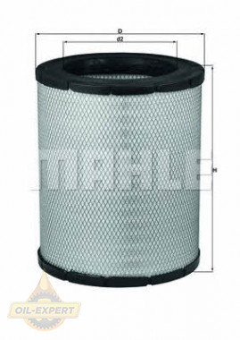 Mahle/knecht Фильтр воздушный MAHLE/KNECHT LX 1777 - Заображення 1