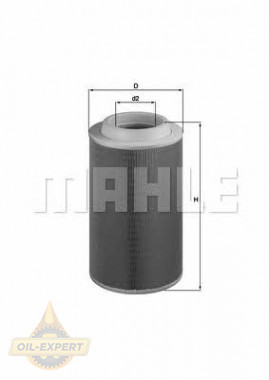 Mahle/knecht Фильтр воздушный MAHLE/KNECHT LX 1801 - Заображення 1