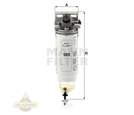 Mann-filter Топливный сепаратор MANN-FILTER PRELINE 420 - Картинка 1
