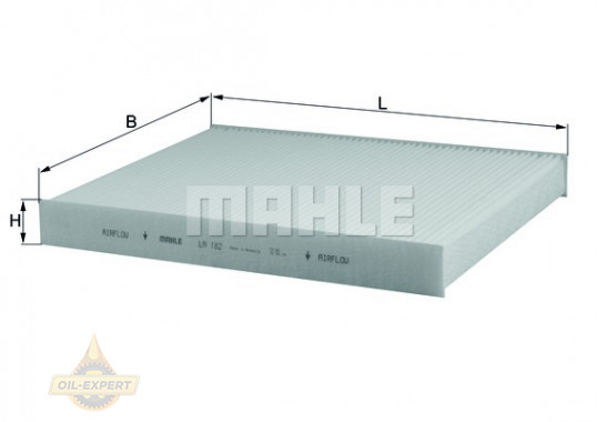 Mahle/Knecht Фильтр салона MAHLE/KNECHT LA 182 - Картинка 2