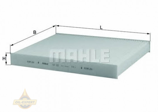 Mahle/Knecht Фильтр салона MAHLE/KNECHT LA 182 - Картинка 1
