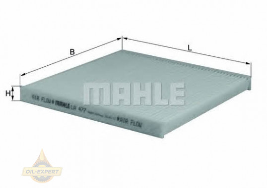 Mahle/Knecht Фильтр салона MAHLE/KNECHT LA 477 - Картинка 1