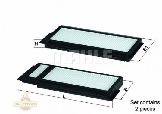 Mahle/Knecht Фильтр салона MAHLE/KNECHT LA 346/S - Картинка 1