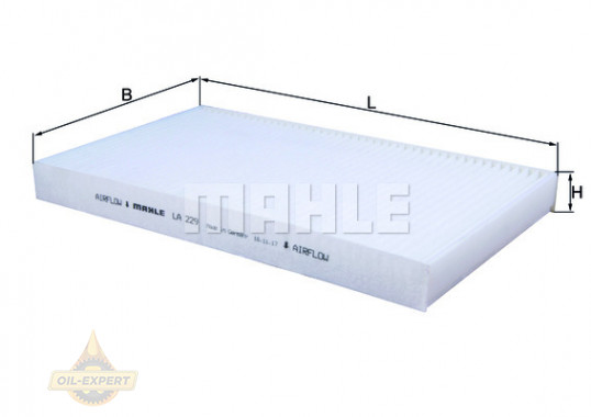 Mahle/Knecht Фильтр салона MAHLE/KNECHT LA 229 - Картинка 2