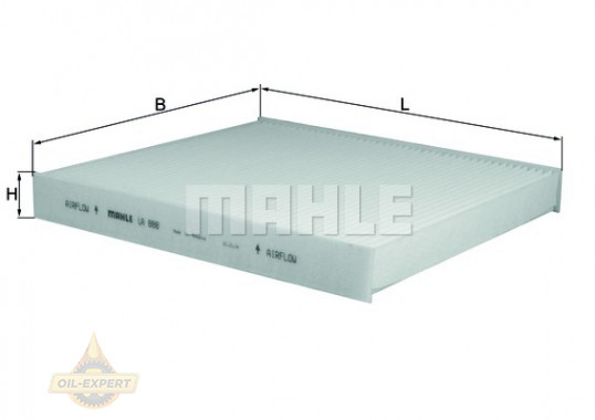 Mahle/Knecht Фильтр салона MAHLE/KNECHT LA 888 - Картинка 2