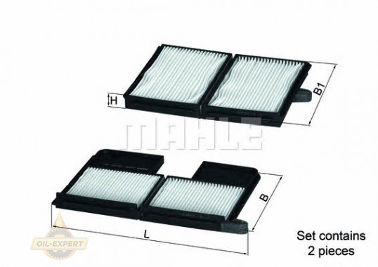 Mahle/Knecht Фильтр салона MAHLE/KNECHT LA 186/S - Картинка 1