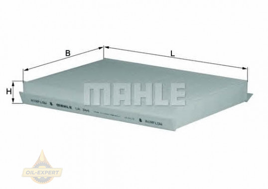 Mahle/Knecht Фильтр салона MAHLE/KNECHT LA 344 - Картинка 1