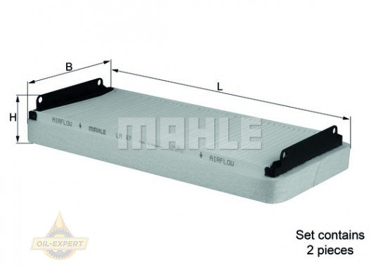 Mahle/Knecht Фильтр салона MAHLE/KNECHT LA 47/S - Картинка 2