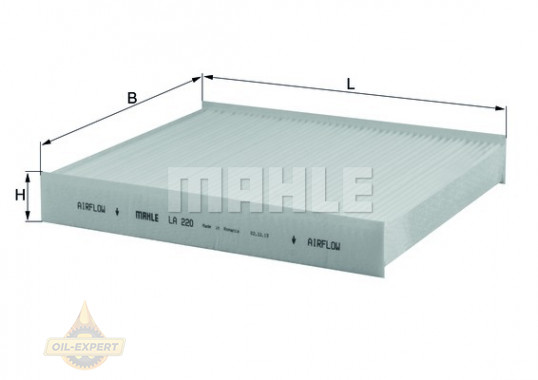 Mahle/Knecht Фильтр салона MAHLE/KNECHT LA 220 - Картинка 2