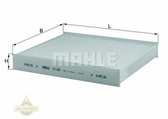 Mahle/Knecht Фильтр салона MAHLE/KNECHT LA 220 - Картинка 1