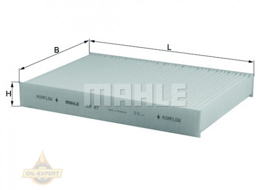 Mahle/Knecht Фильтр салона MAHLE/KNECHT LA 87 - Картинка 2