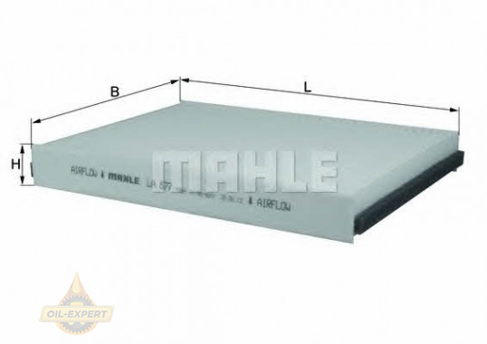 Mahle/Knecht Фильтр салона MAHLE/KNECHT LA 877 - Картинка 1