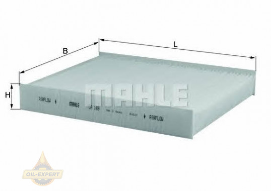 Mahle/Knecht Фильтр салона MAHLE/KNECHT LA 169 - Картинка 1