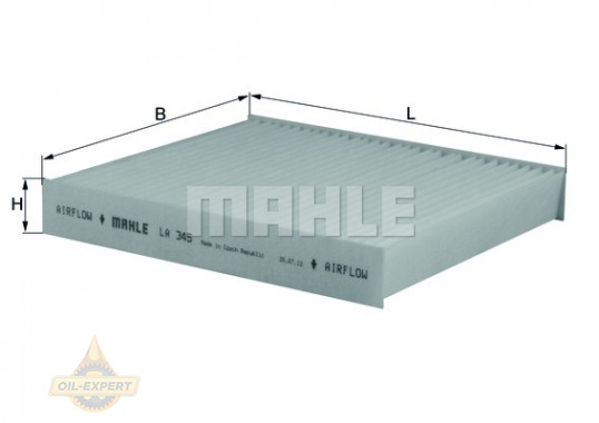 Mahle/Knecht Фильтр салона MAHLE/KNECHT LA 345 - Картинка 2