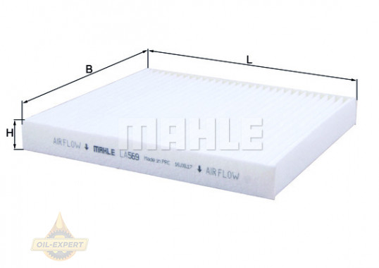 Mahle/Knecht Фильтр салона MAHLE/KNECHT LA 569 - Картинка 2