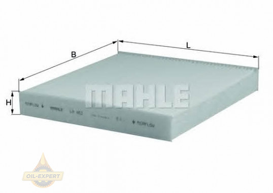 Mahle/Knecht Фильтр салона MAHLE/KNECHT LA 462 - Картинка 1