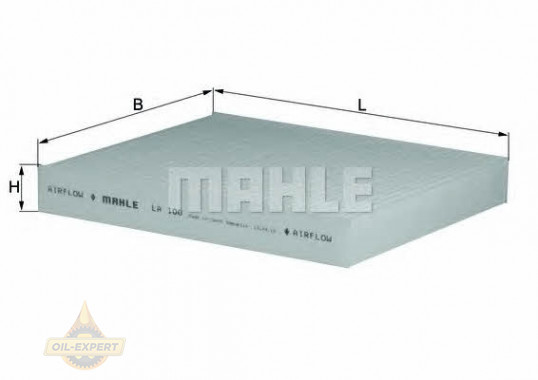 Mahle/Knecht Фильтр салона MAHLE/KNECHT LA 100 - Картинка 1