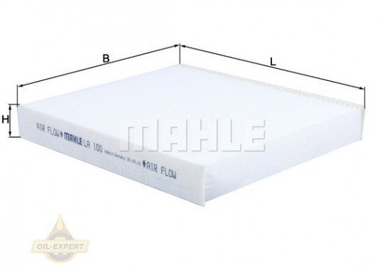 Mahle/Knecht Фильтр салона MAHLE/KNECHT LA 100 - Картинка 2
