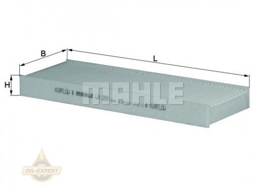 Mahle/Knecht Фильтр салона MAHLE/KNECHT LA 289 - Картинка 2