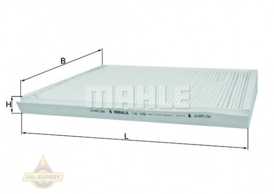 Mahle/Knecht Фильтр салона MAHLE/KNECHT LA 129 - Картинка 2