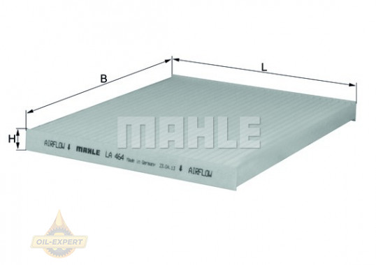 Mahle/Knecht Фильтр салона MAHLE/KNECHT LA 464 - Картинка 2