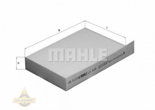 Mahle/Knecht Фильтр салона MAHLE/KNECHT LA 449 - Картинка 1