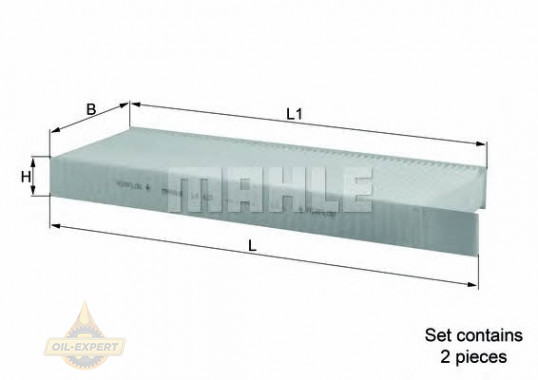 Mahle/knecht Фільтр салону MAHLE/KNECHT LA 428/S - Заображення 1