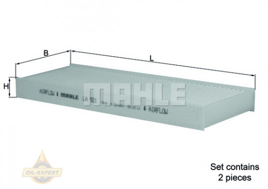 Mahle/Knecht Фильтр салона MAHLE/KNECHT LA 921/S - Картинка 2