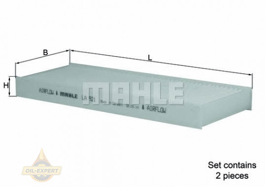Mahle/Knecht Фильтр салона MAHLE/KNECHT LA 921/S - Картинка 1