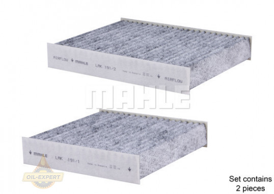 Mahle/Knecht Фильтр салона угольный MAHLE/KNECHT LAK 191/S - Картинка 3