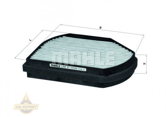 Mahle/knecht Фильтр салона угольный MAHLE/KNECHT LAK 37 - Картинка 2