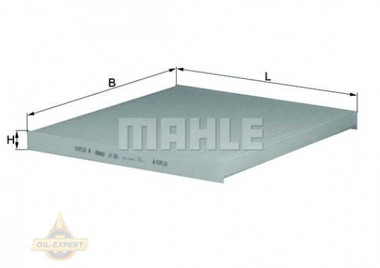 Mahle/knecht Фильтр салона MAHLE/KNECHT LA 306 - Картинка 2