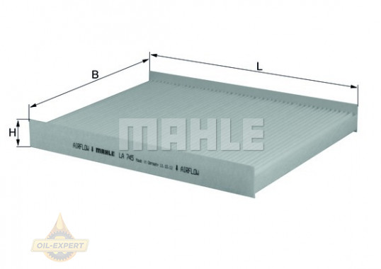 Mahle/Knecht Фильтр салона MAHLE/KNECHT LA 745 - Картинка 2