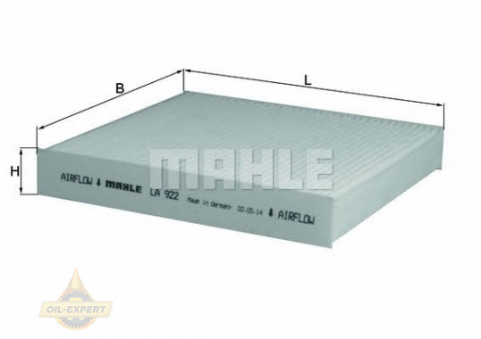Mahle/Knecht Фильтр салона MAHLE/KNECHT LA 922 - Картинка 1