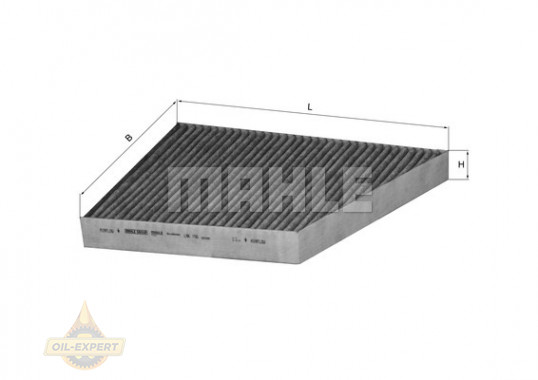 Mahle/knecht Фільтр салону вугільний MAHLE/KNECHT LAK 156 - Заображення 2