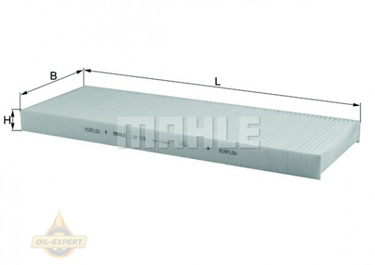 Mahle/Knecht Фильтр салона MAHLE/KNECHT LA 118 - Картинка 2