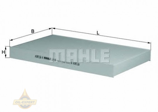 Mahle/Knecht Фильтр салона MAHLE/KNECHT LA 46 - Картинка 1