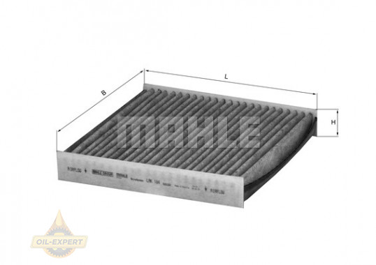 Mahle/knecht Фильтр салона угольный MAHLE/KNECHT LAK 184 - Картинка 2