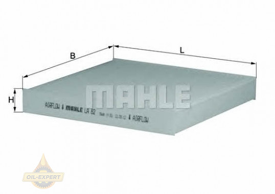 Mahle/Knecht Фильтр салона MAHLE/KNECHT LA 82 - Картинка 1
